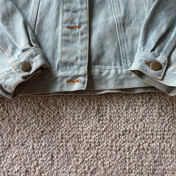 Vintage Kolorway Embroidered Denim Jacket - Size L - Picture 6 of 12